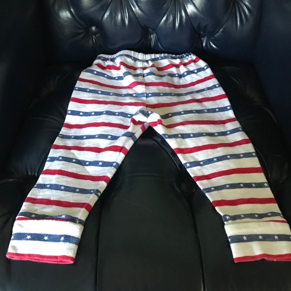 Red, White & Blue Stars & Stripes Joggers sz 18-24 - Picture 3 of 5